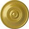 Ekena Millwork Jefferson Ceiling Medallion (Fits Canopies up to 2 7/8"), Hand-Painted Rich Gold, 11 3/4"OD x 3/8"P CM12JERGS - alternate 1